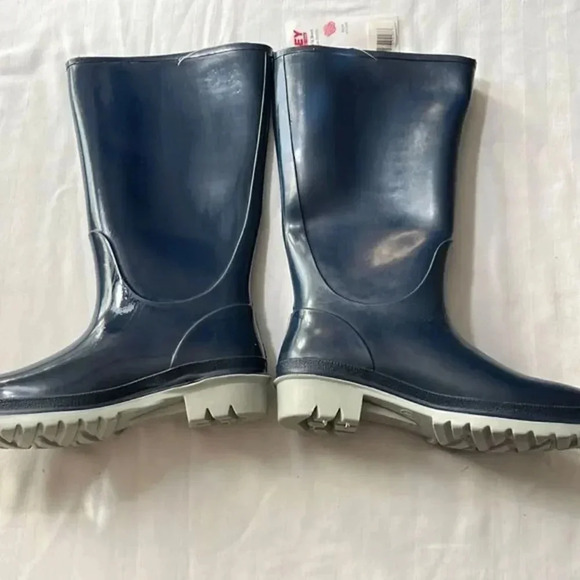 Tingley NWT trim fit tall knee boots in blue size 8 - Picture 6 of 6